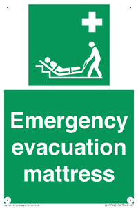 Emergency evacuation mattress